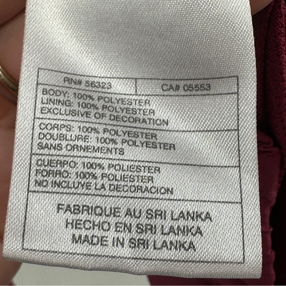 Men’s Vintage Nike Maroon Two-Piece Track Jacket and Pants Set Warmups Athletic - Picture 10 of 16